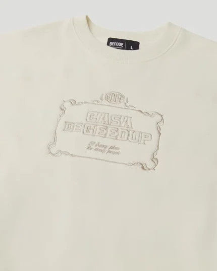 Geedup CDG Crewneck Tonal Cream