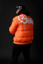 Geedup Team Logo/Handstyle Reversible Bomber Black/Orange