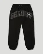 Team Logo & Hand style Track pant Black/Grey/White