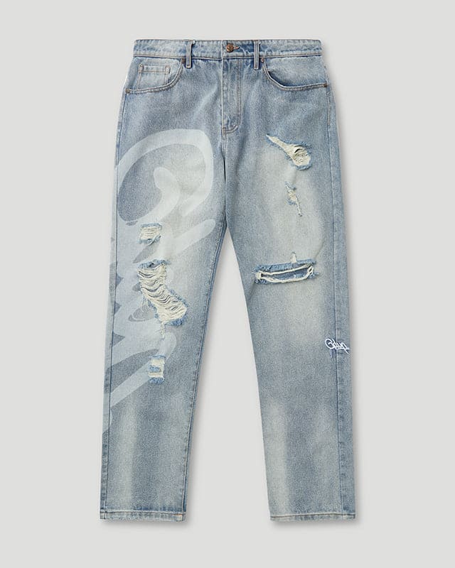 Handstyle Denim Pant Washed Blue Handstyle Denim Pant Washed Blue