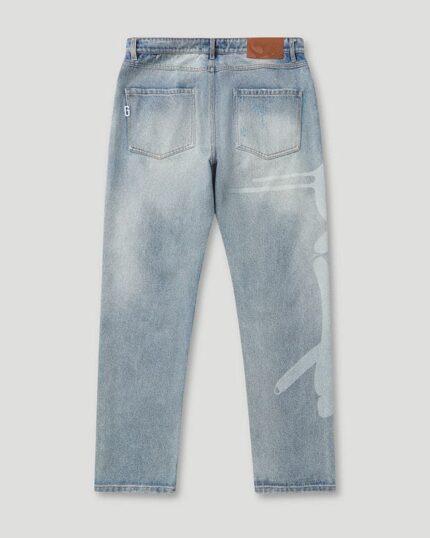 Handstyle Denim Pant Washed Blue