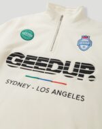 Geedup Sportsman Badges QTR ZIP Light Cream