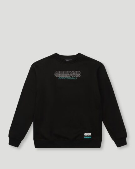 Geedup OS Sportsman 2.0 Crewneck Black/Aqua Green