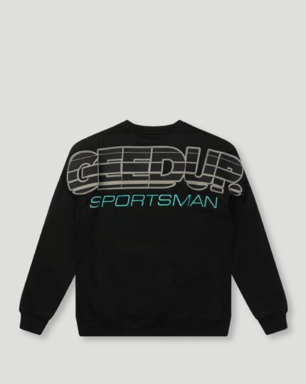 Geedup OS Sportsman 2.0 Crewneck Black/Aqua Green