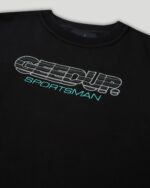 Geedup OS Sportsman 2.0 Crewneck Black/Aqua Green