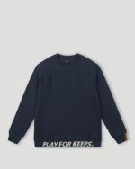 Geedup PFK Core Logo Embossed Crewneck Navy