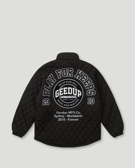 Geedup PFK Quilted Jacket Black