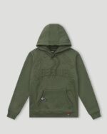 Geedup O/S Emblem Emboss Hoody Military Green Hoodie