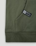 Geedup O/S Emblem Emboss Hoody Military Green Hoodie