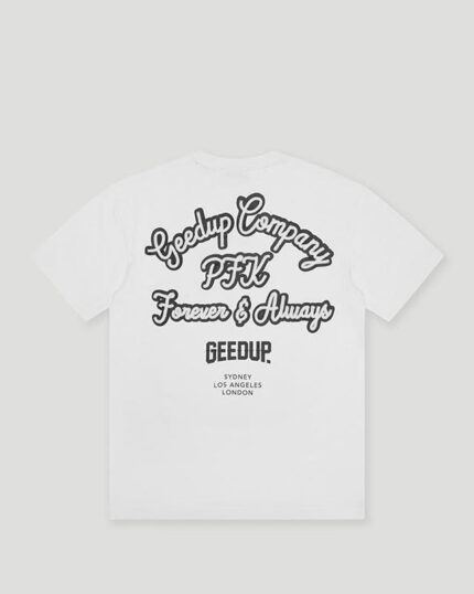 Geedup Company White/Navy T-Shirt