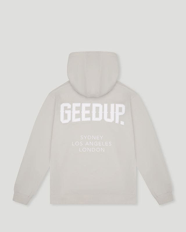 Geedup Cities Grey/White Hoodie Geedup Cities Grey/White Hoodie