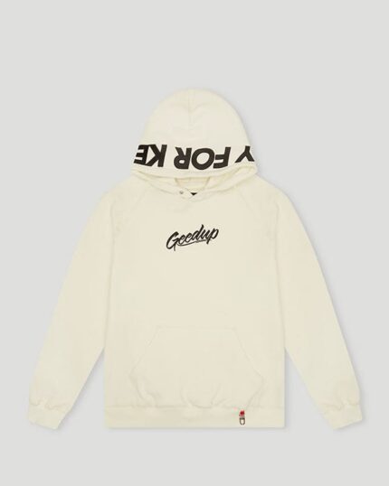 Geedup PFK/Script Cream Hoodie