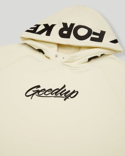 Geedup PFK/Script Cream Hoodie