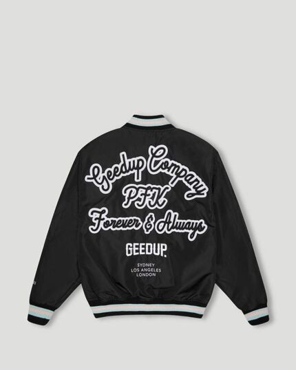 Geedup Company Varsity Black/Teal Jacket