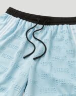 Emboss Mesh Shorts Light Blue