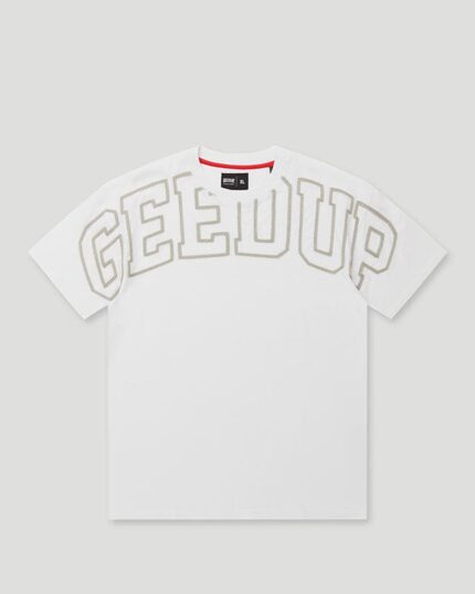 Geedup Team Logo T-Shirt White/Grey