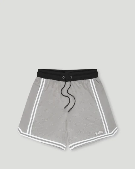 Emboss Mesh Shorts Cool Grey