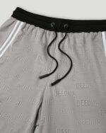Emboss Mesh Shorts Cool Grey