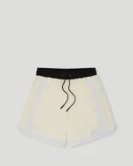 Emboss Mesh Shorts off white