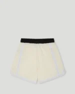 Emboss Mesh Shorts off white