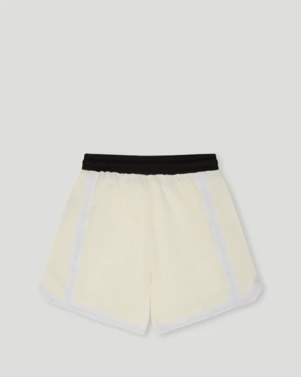 Emboss Mesh Shorts off white