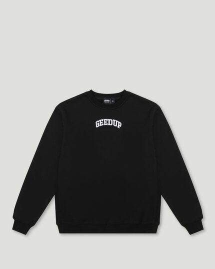 Geedup Strong-Arm Department Crewneck Black