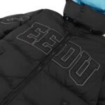 Geedup Team Logo Reversible Duck Down Jacket Baby Blue/Black