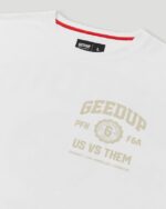 Geedup Us vs. Them T-Shirt White/Beige