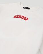 Geedup Strong-Arm Department Crewneck White/Red