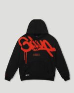 Geedup Hand style Black/Burnt Orange Hoodie
