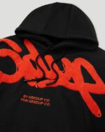 Geedup Hand style Black/Burnt Orange Hoodie