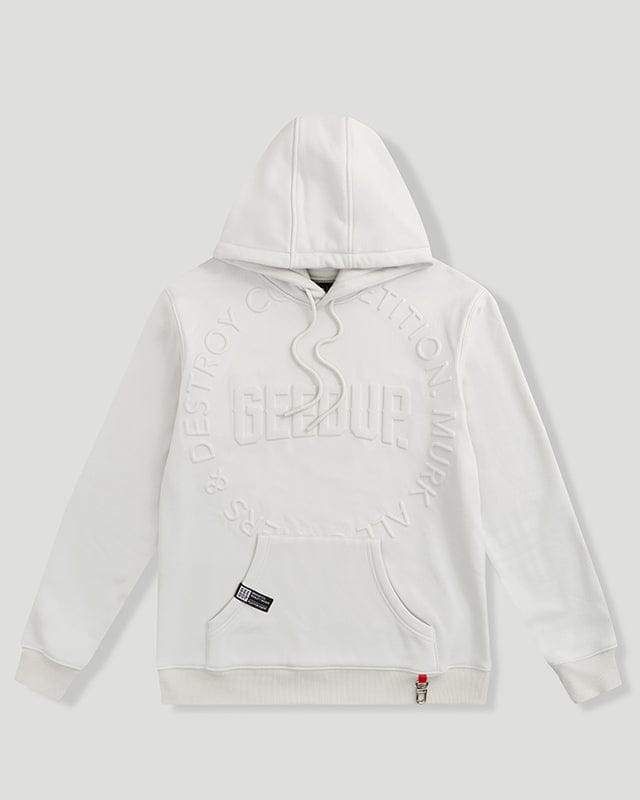 Geedup O/S Emblem Emboss Ice Grey Hoodie Geedup O/S Emblem Emboss Ice Grey Hoodie