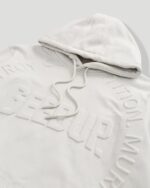 Geedup O/S Emblem Emboss Ice Grey Hoodie