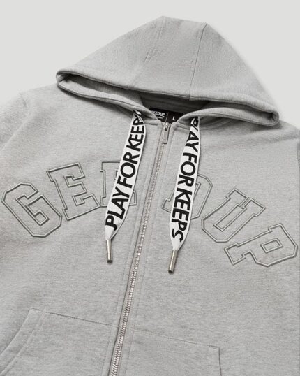 Geedup PFK Laced Zip Jacket Grey
