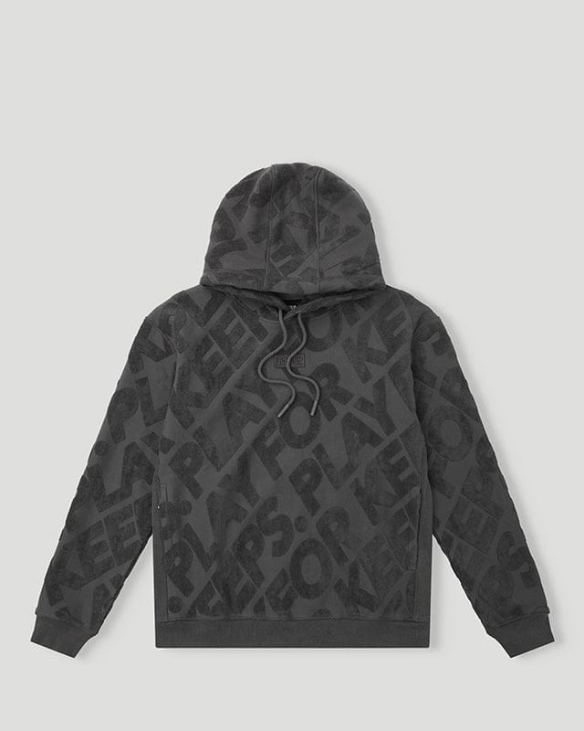 Geedup PFK Monogram Charcoal Grey Hoodie Geedup PFK Monogram Charcoal Grey Hoodie