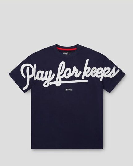 Geedup PFK Script T-Shirt Navy/White