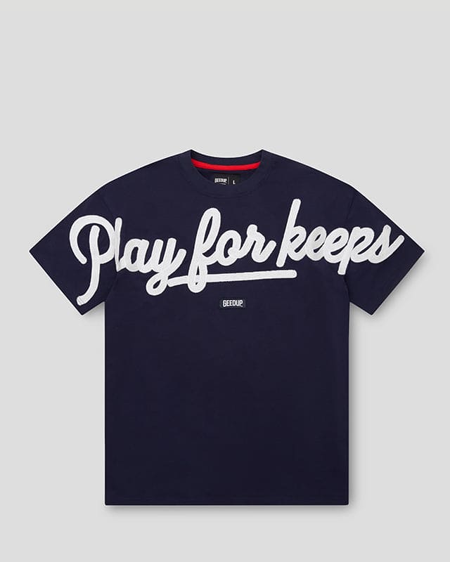 Geedup PFK Script T-Shirt Navy/White Geedup PFK Script T-Shirt Navy/White