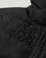 Geedup Core Logo Reversible Puffer Jacket Black/White