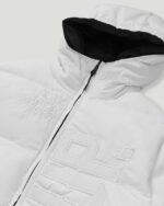 Geedup Core Logo Reversible Puffer Jacket Black/White