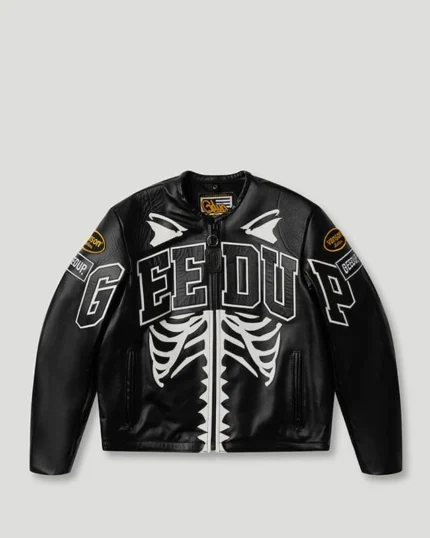 Geedup x Vanson Bones Jacket Black/White