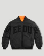 Geedup Team Logo/Handstyle Reversible Bomber Black/Orange
