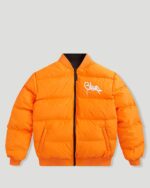 Geedup Team Logo/Handstyle Reversible Bomber Black/Orange