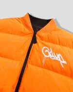 Geedup Team Logo/Handstyle Reversible Bomber Black/Orange