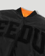 Geedup Team Logo/Handstyle Reversible Bomber Black/Orange
