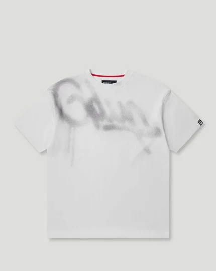 Handstyle Halftone T-Shirt White/Grey