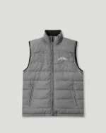 Geedup Handstyle/Team Logo Puffer Vest Black/Grey