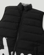 Geedup Handstyle/Team Logo Puffer Vest Black/Grey