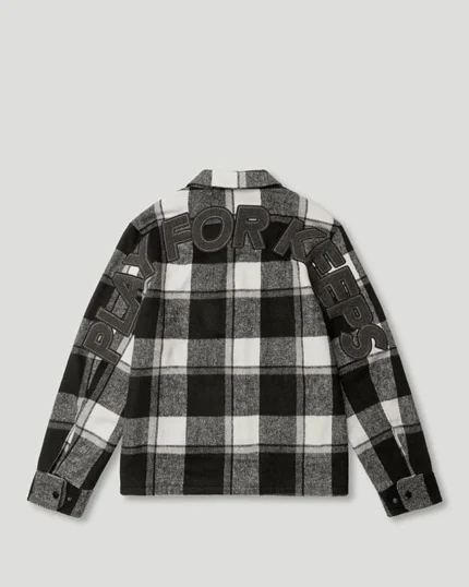 Geedup PFK Flannel Jacket Black/White/Cream