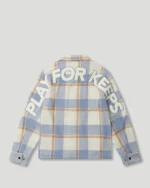 Geedup PFK Flannel Jacket Light Blue/Cream/White