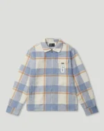 Geedup PFK Flannel Jacket Light Blue/Cream/White
